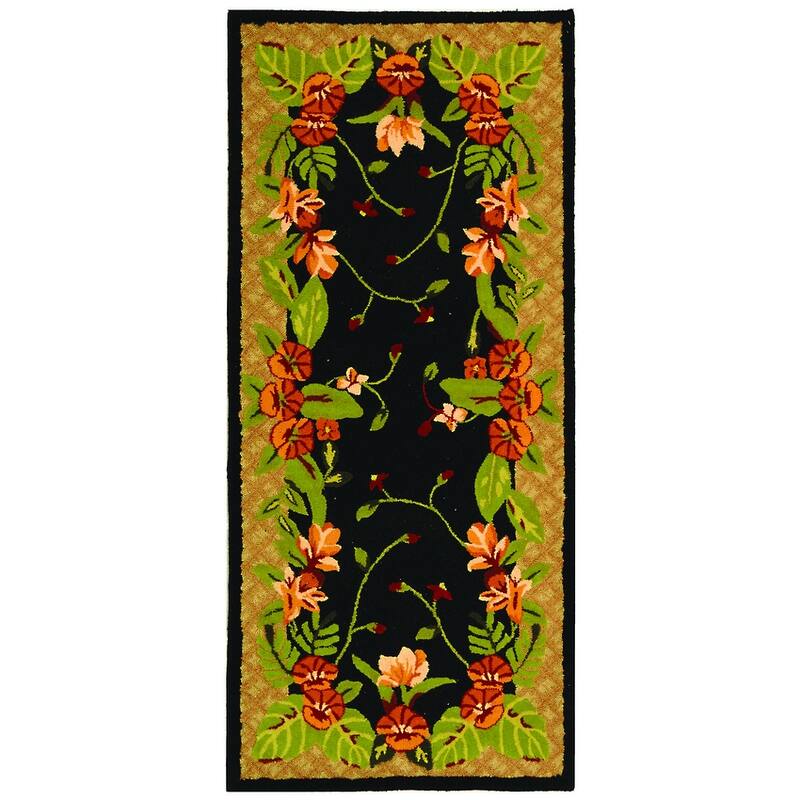 SAFAVIEH Handmade Berkeley Leeanne Botanical Wool Rug