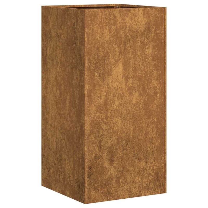 vidaXL Planter Raised Garden Bed Plant Flower Stand Rusty Weathering Steel