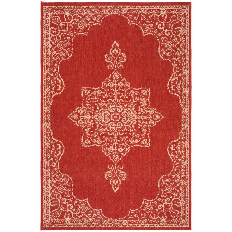 SAFAVIEH Linden Pascalle Indoor/ Outdoor Waterproof Patio Backyard Rug