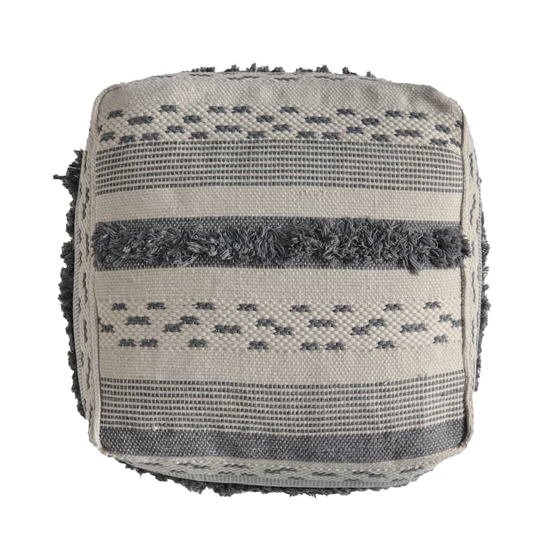 Kipling Boho Cube Yarn Pouf by Christopher Knight Home