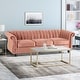preview thumbnail 6 of 19, Bowie Glam Velvet Sofa by Christopher Knight Home