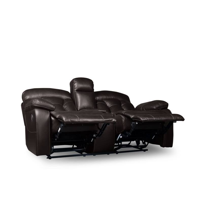 Nessa Brown Reclining Love Seat