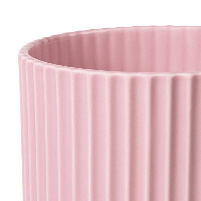 Lyngby Porcelæn Vase, Rose - H: 9.8"