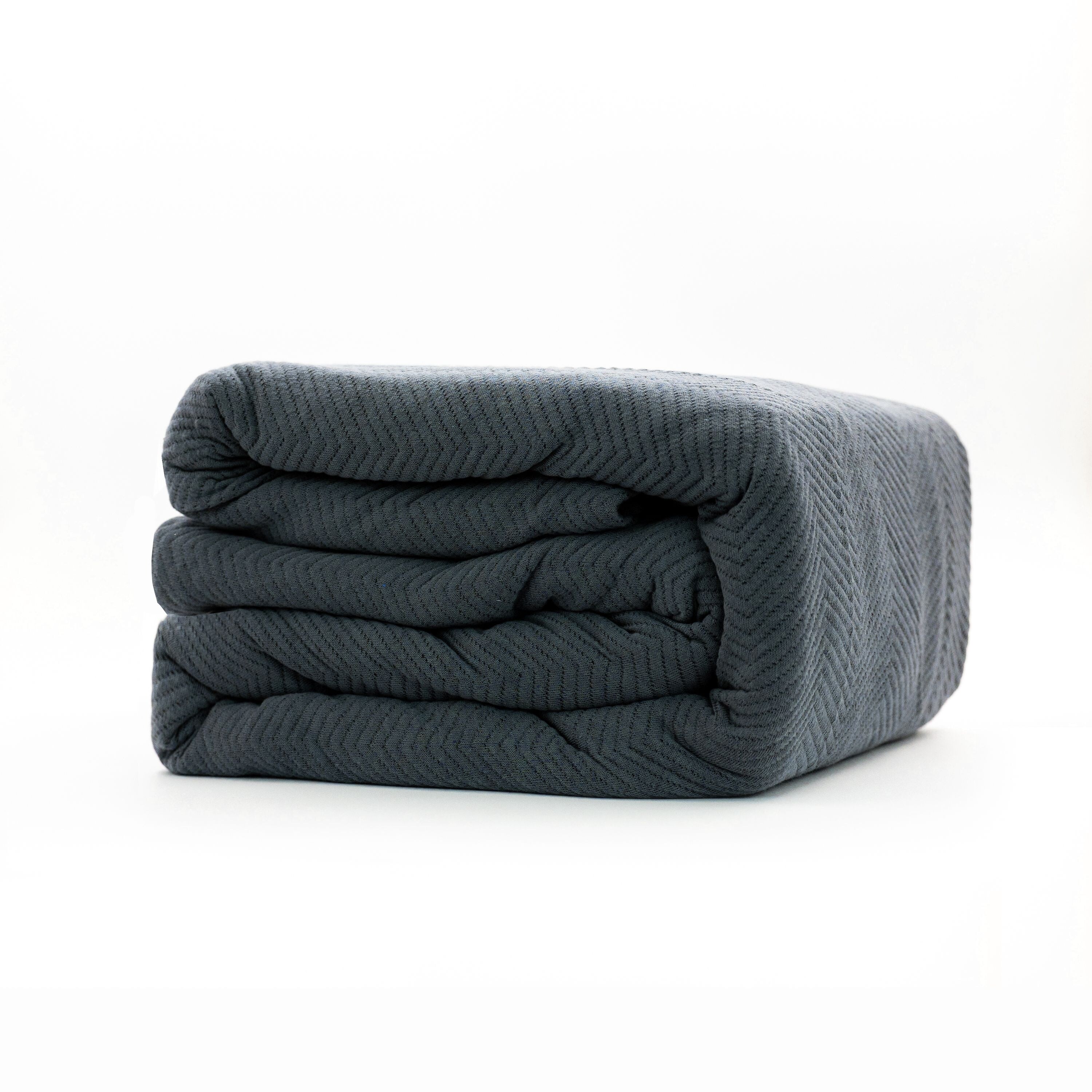 Therapedic 12 Lb. Jersey Knit Weighted Blanket In Grey