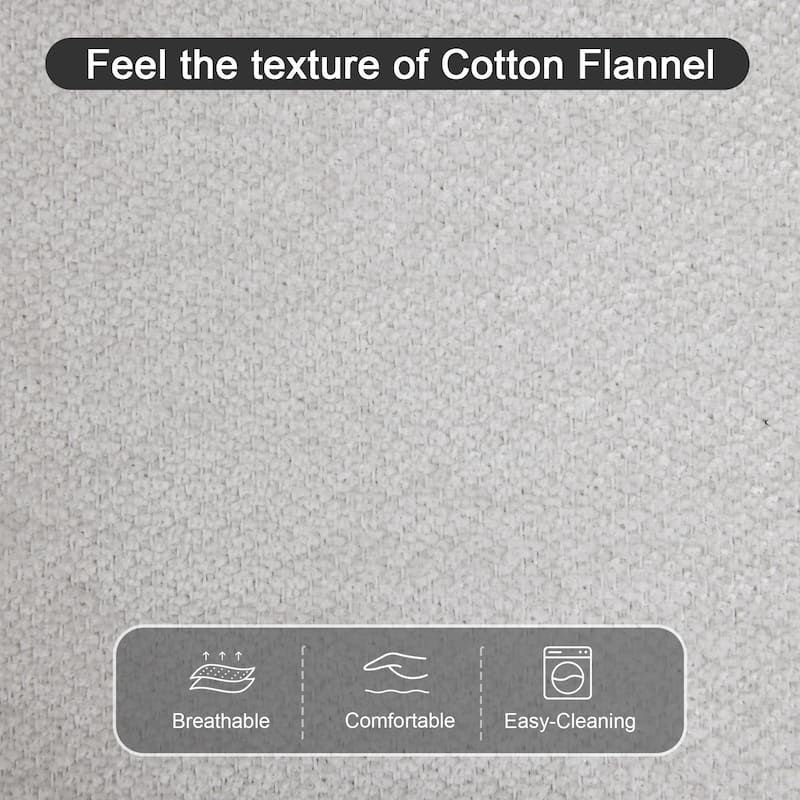 42"W Chenille Upholstered Chaise Lounge