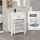 preview thumbnail 126 of 143, Modern Bathroom Vanity with Sink & Faucet Storage Cabinet Set