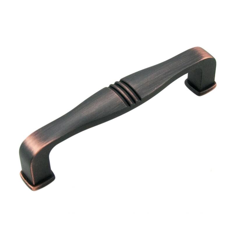 RK International Alder 3-3/4 Inch Center to Center Handle Cabinet Pull - Valencia Bronze