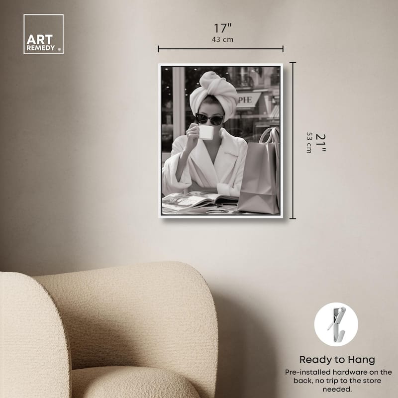 Early Morning Coffee Canvas by Art Remedy