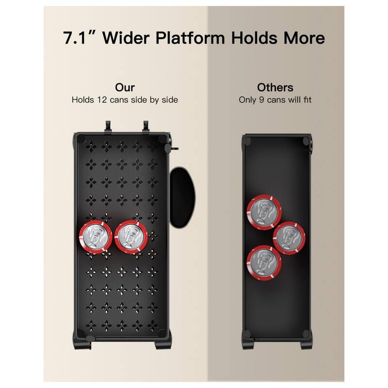 Slim Storage Cart with Wheels - 7.1 x 15.8 x 26.4 inches