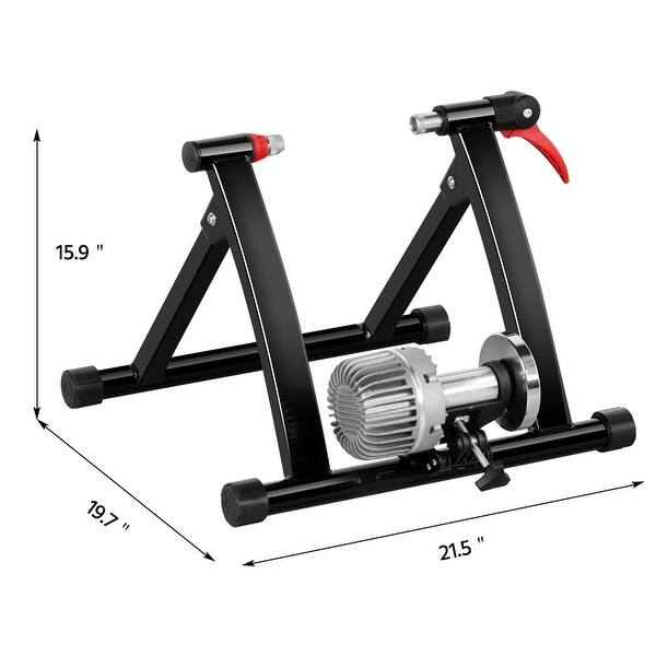 yaheetech premium steel bike bicycle indoor exercise bike stationary workout trainer stand