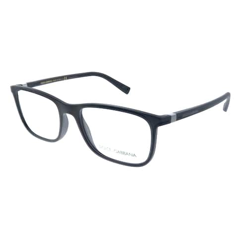 Dolce & Gabbana Unisex Matte Black Frame Eyeglasses 55mm