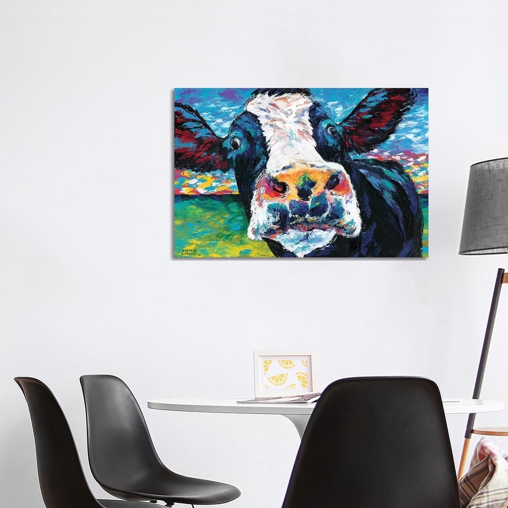 iCanvas "Curious Cow II" by Carolee Vitaletti Canvas Print