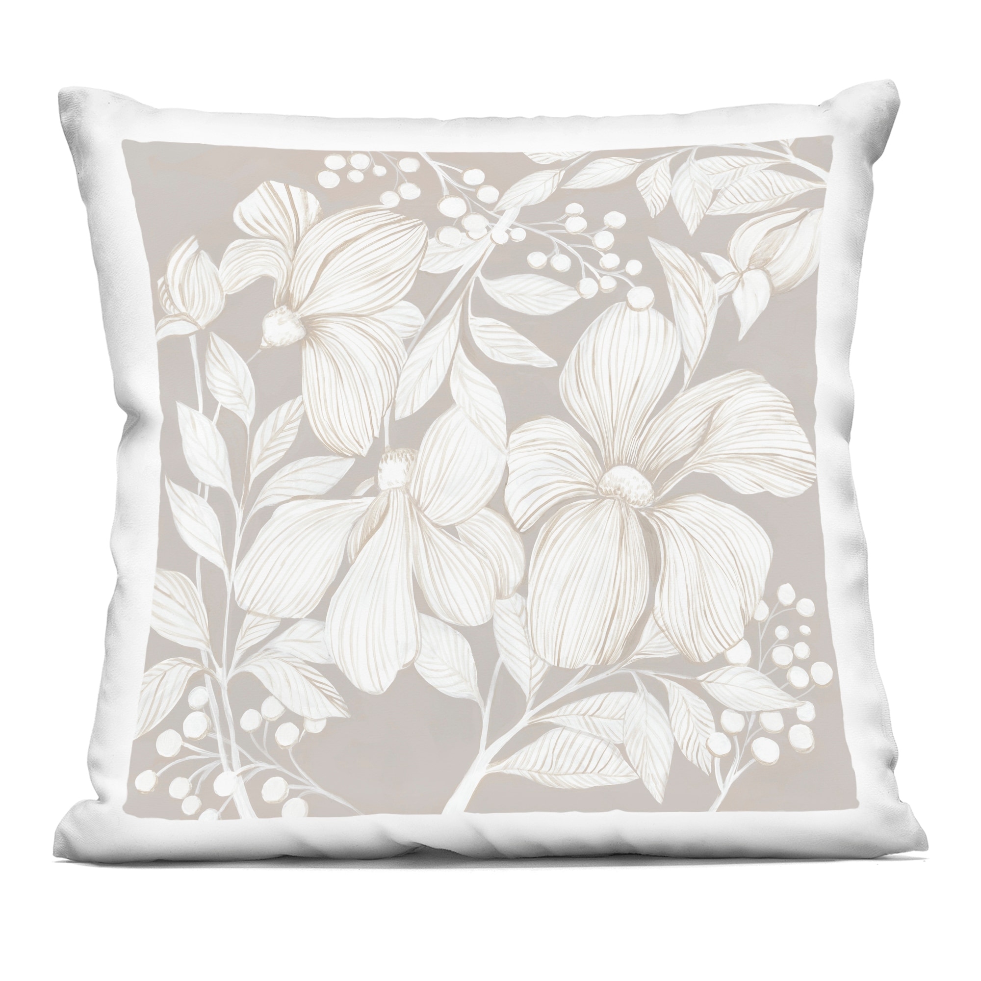 Stupell Botanical Symphony Neutrals Decorative Printed Throw Pillow Design By Hannah Dawson