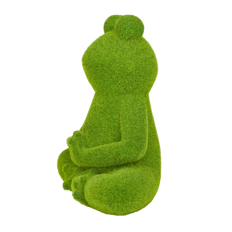 Green MGO Eclectic Frog Garden Sculpture