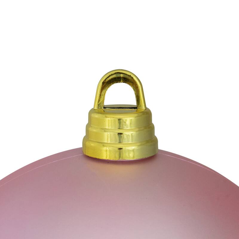 Matte Shatterproof Christmas Ball Ornament 12" 300mm Bubblegum Pink