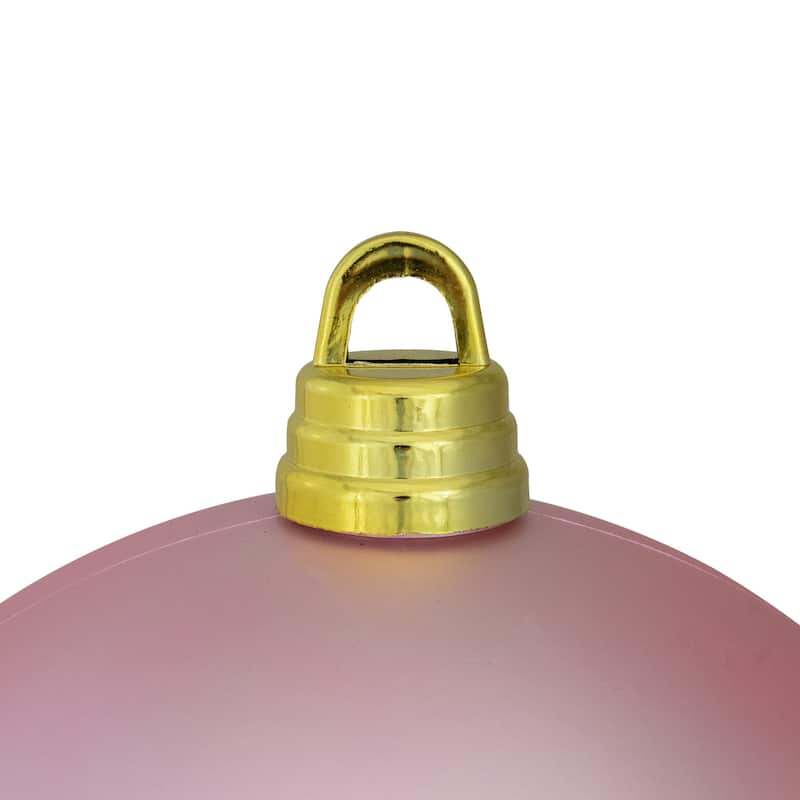 Bubblegum Pink Matte Shatterproof Christmas Ball Ornament