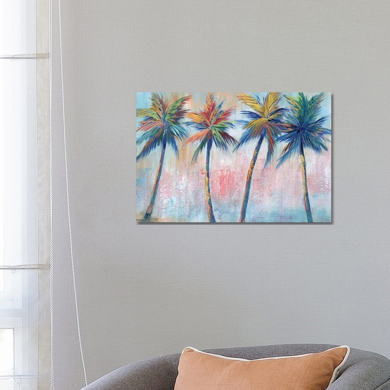 iCanvas "Color Pop Palms" by Nan Canvas Print - 18x26x1.5