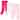 Luvable Friends Toddler Girl Nylon Tights, Dark Pink Light Pink, 2T-4T - Dark Pink Light Pink