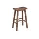 preview thumbnail 18 of 80, The Gray Barn Vermejo Wire-brushed Rubberwood Saddle Stool