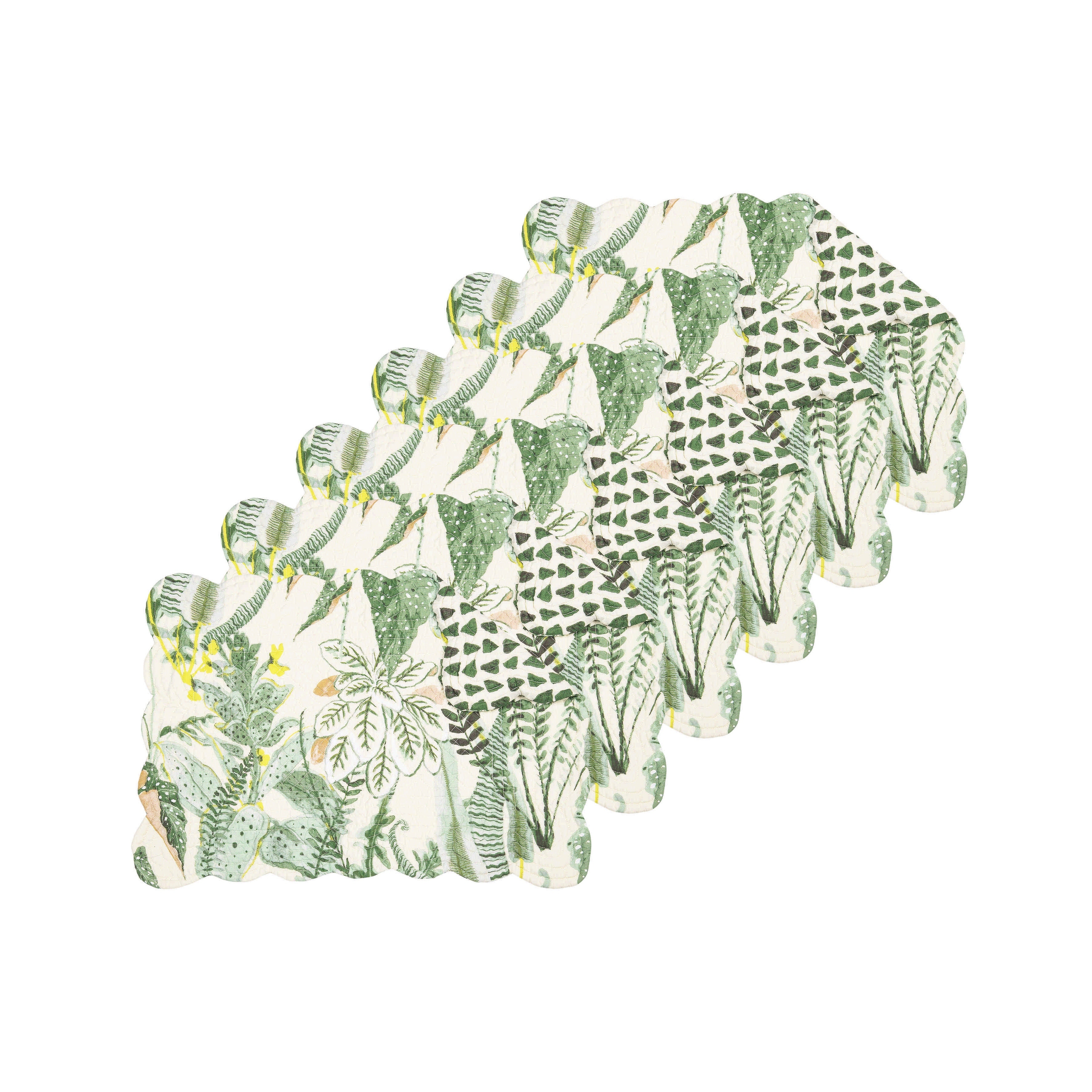 Parson Placemats Set of 6 All Seasons Summer Spring Botanical, 13" x 19"