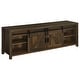 preview thumbnail 3 of 13, Enfield 71-Inch TV Stand Fireplace Media Console Dark Pine