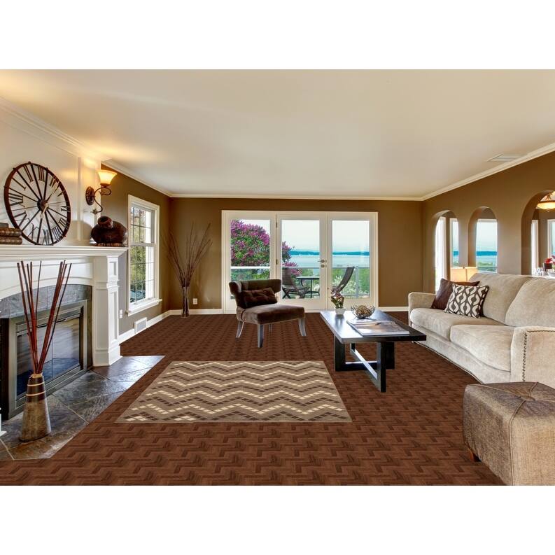 Hand Woven Oriental 100% Wool Carpet Southwestern Geometric Multi-Colored Kilim Area Rug - 6' 3'' X 5' 1''