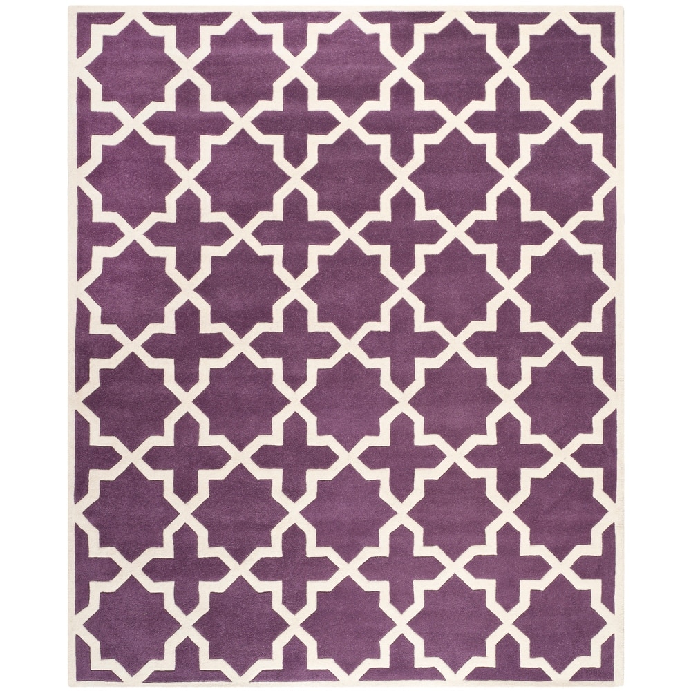 SAFAVIEH Handmade Chatham Begie Modern Moroccan Wool Rug