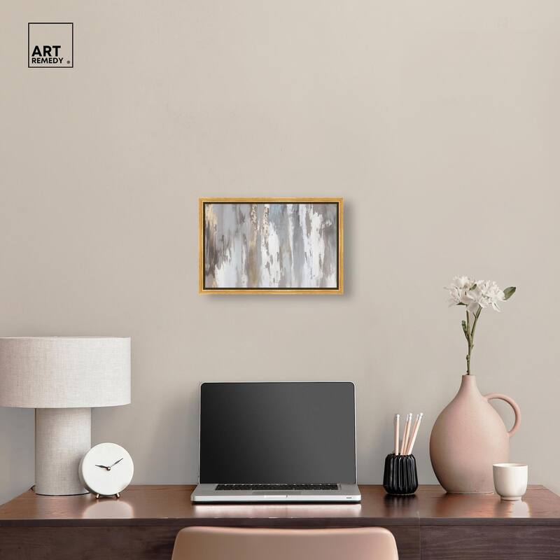 Flooding Gold I Canvas by Art Remedy