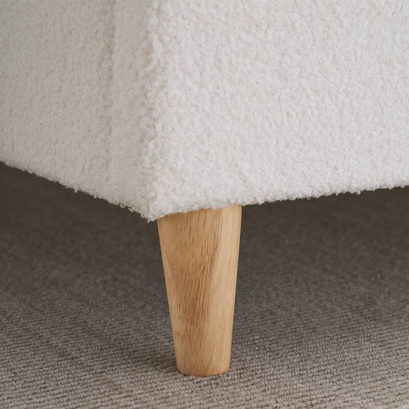 Upholstered Twin Size Platform with Headboard