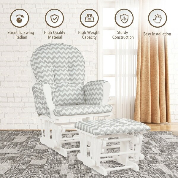 Baby relax deals glider and ottoman