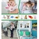preview thumbnail 3 of 4, DolliBu Huggable Rose Gold Bunny Stuffed Animal with Baseball Plush - 8 inches