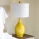 Annabelle Ceramic Table Lamp - Soft Yellow