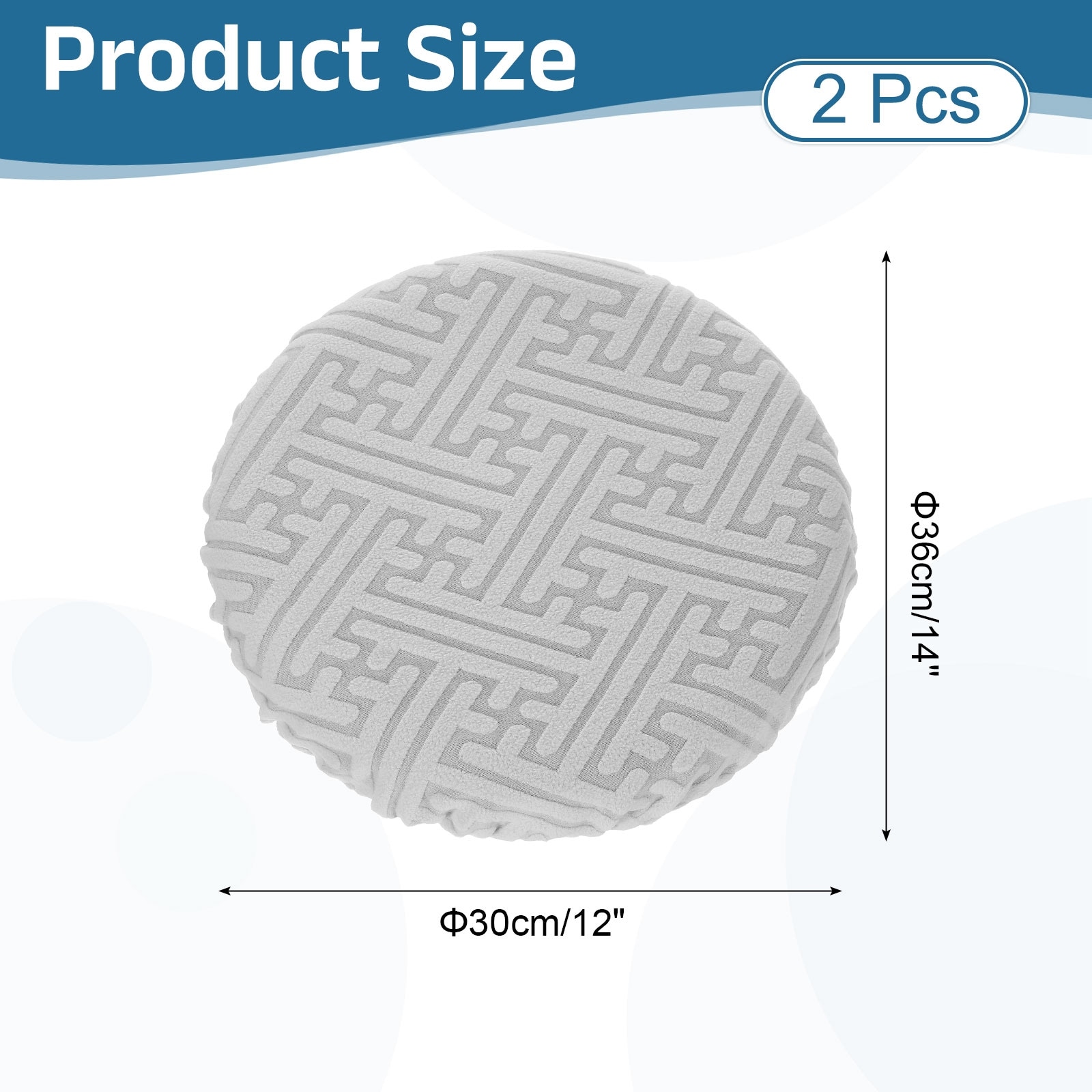 Bar Stool Covers Round, Soft Elastic Circle Stool Seat Cushion Slipcover for Home Hotel Bar Restaurant