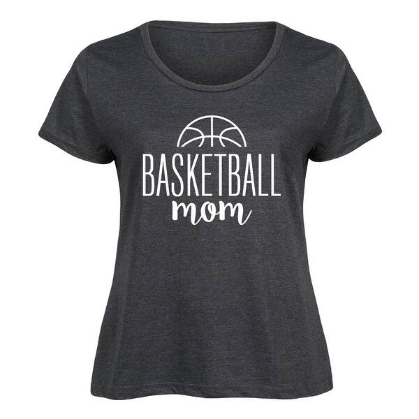 Shop Basketball Mom Women S Plus Size Scoop Neck Tee Overstock