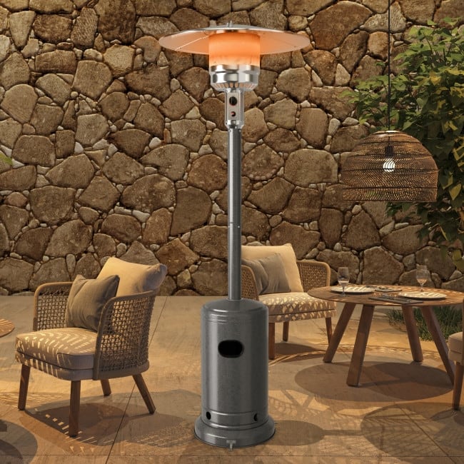 Garden Propane Standing LP Gas Steel Accessories Heater - 7.25 ft