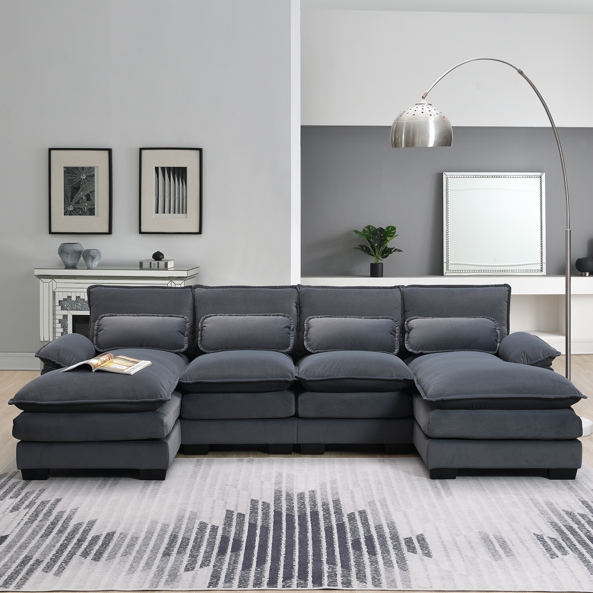 Modern Modular Sofa 109.8 55.9