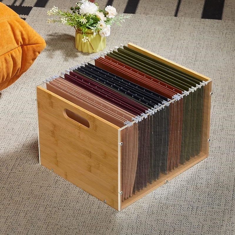 家具・インテリア HUMAN MADE ACRYLIC FILE BOX SMALL Yellow Clear-Acrylic-File-Box-