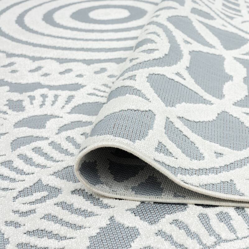 Cruise Bohemian & Eclectic Geometric Indoor/Outdoor Area Rug