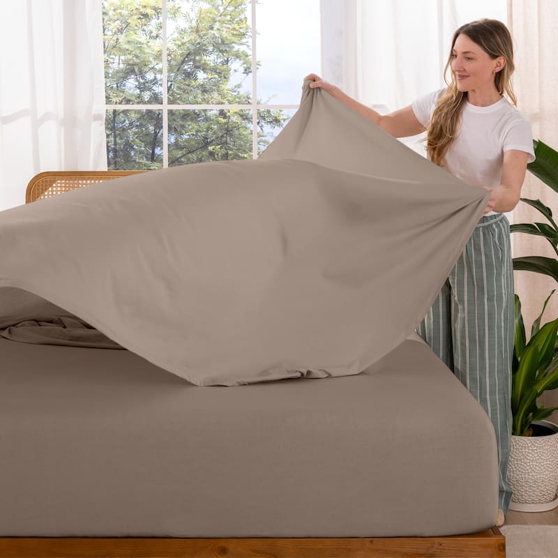 Bare Home Organic Cotton Jersey Sheet Set
