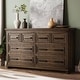 preview thumbnail 15 of 16, 8 Drawers Dresser Chests for Bedroom, 55" Wide Wood Rustic Chest of Drawers