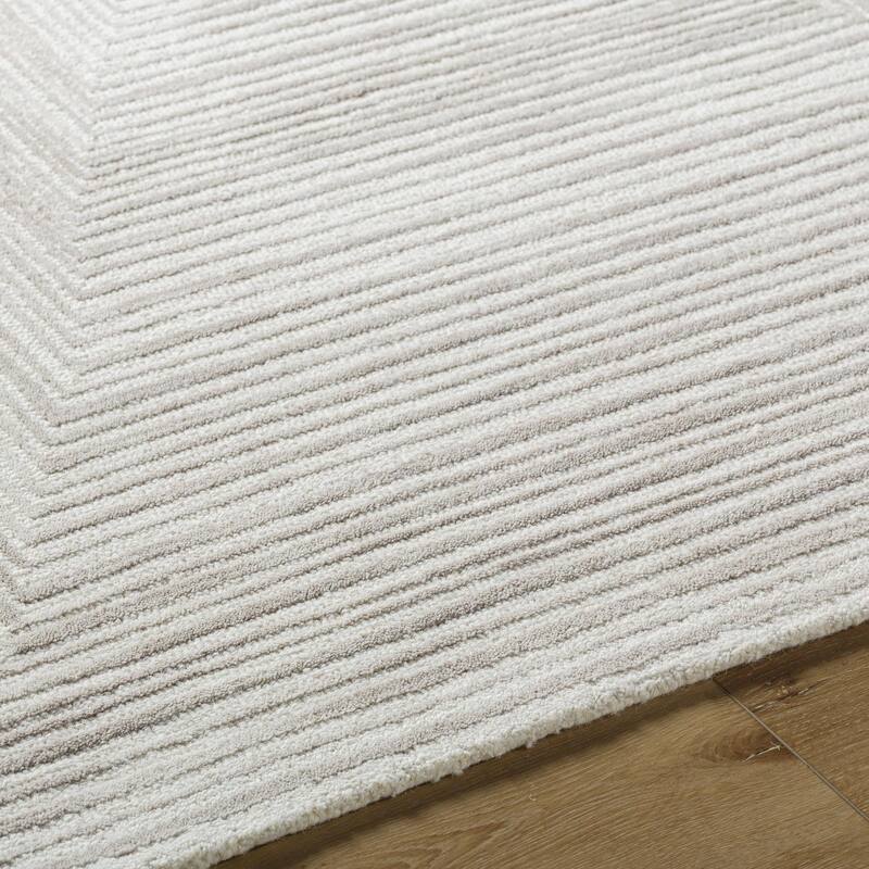 Dariana Casual Solid Color Wool Area Rug