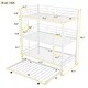 preview thumbnail 3 of 22, Triple Bunk Bed with Trundle in White