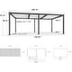 preview thumbnail 15 of 74, PURPLE LEAF Outdoor Louvered Pergola with Adjustable Metal Roof for Patio Pergola