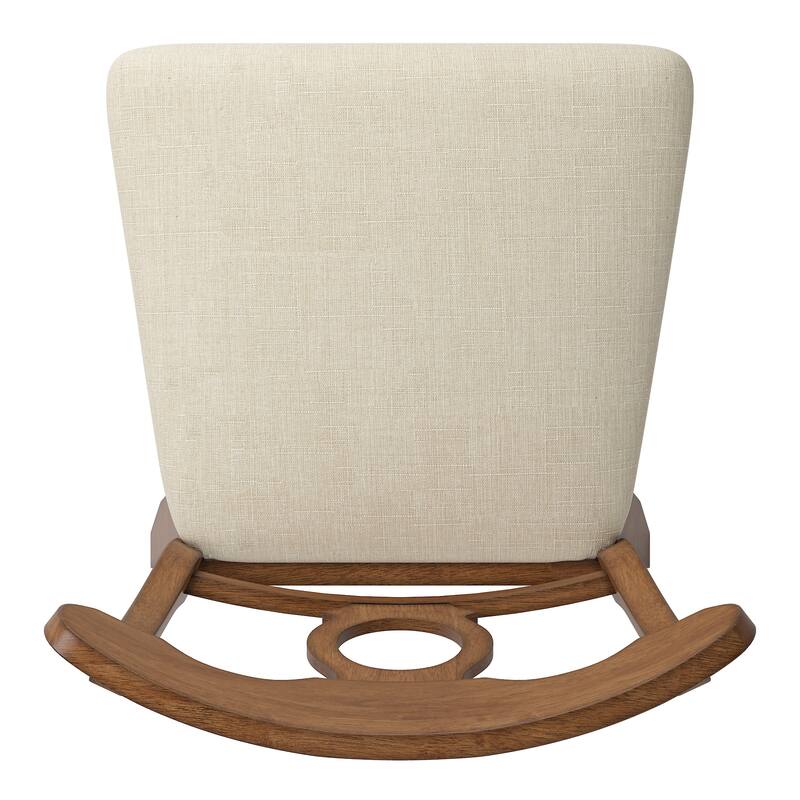 Eleanor Napoleon Back Wood Swivel Chair by iNSPIRE Q Classic