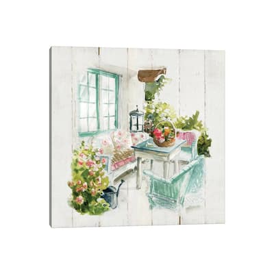 iCanvas "Shiplap Cottage Retreat" by Carol Robinson Canvas Print