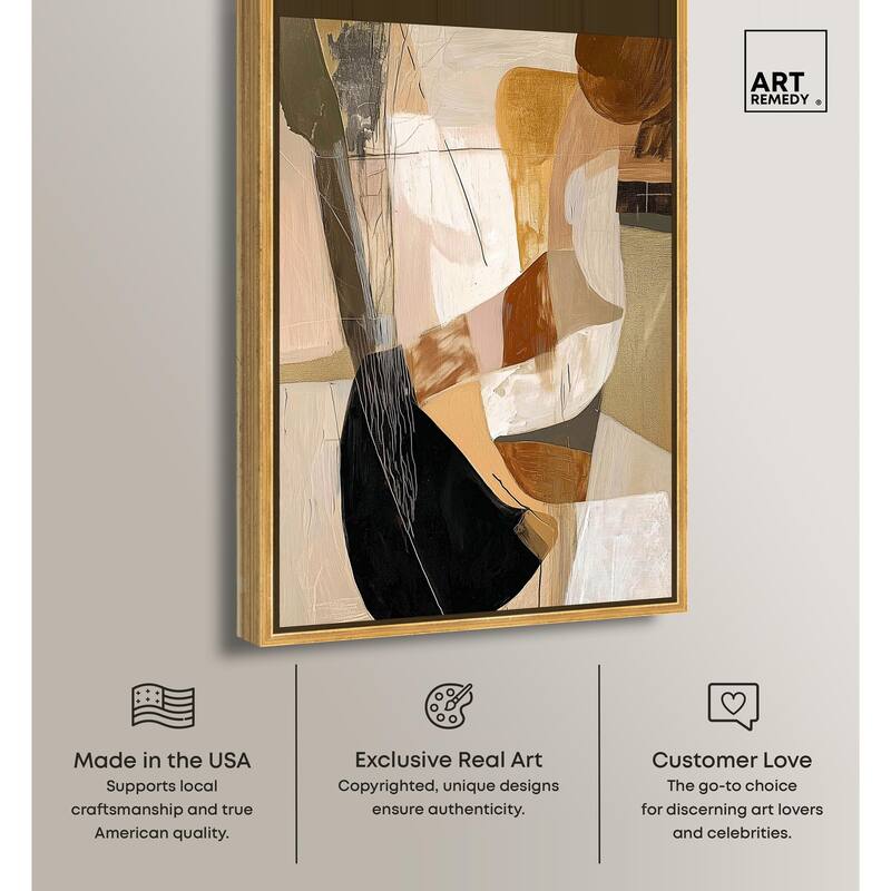 Tactile Depth II Canvas by Art Remedy