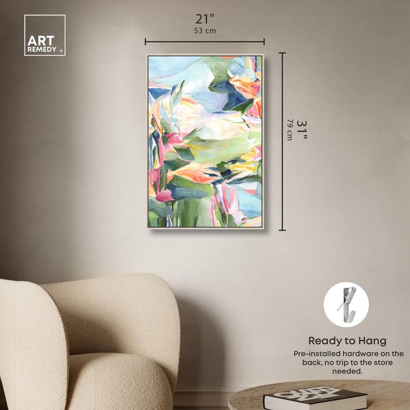 Sunkissed Garden Canvas by Art Remedy