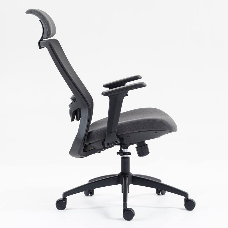 High Back Mesh Office Chair, Breathable Wide Mesh Seat&Seat Depth Adjustment