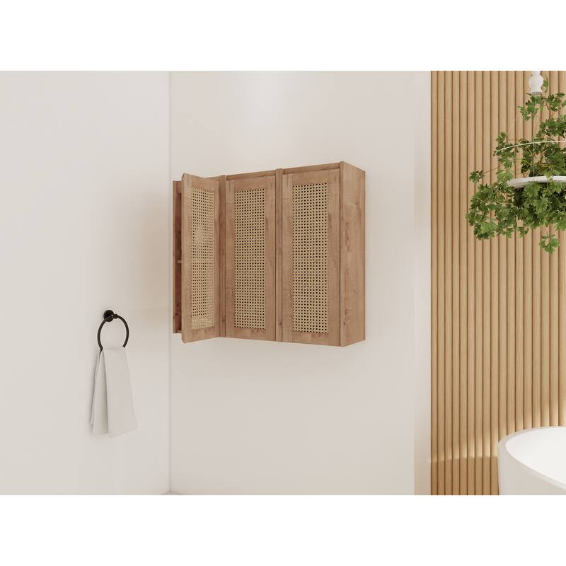 36" Bathroom Side Cabinet - Imitative Oak