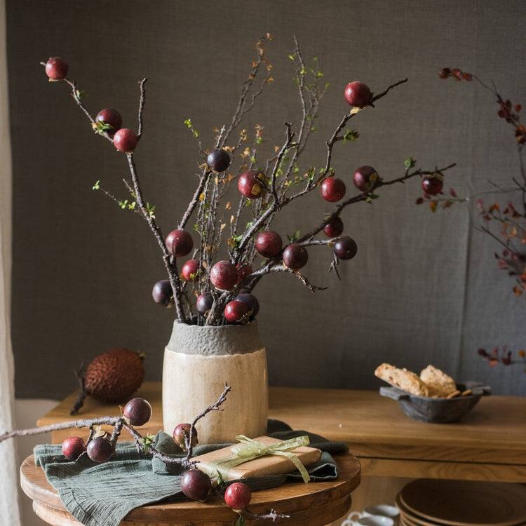 RusticReach Artificial Passion Fruit Stem 37" Tall